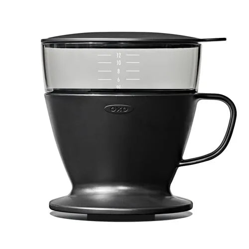Pour Over Coffee Maker with Water Tank - Matte Black