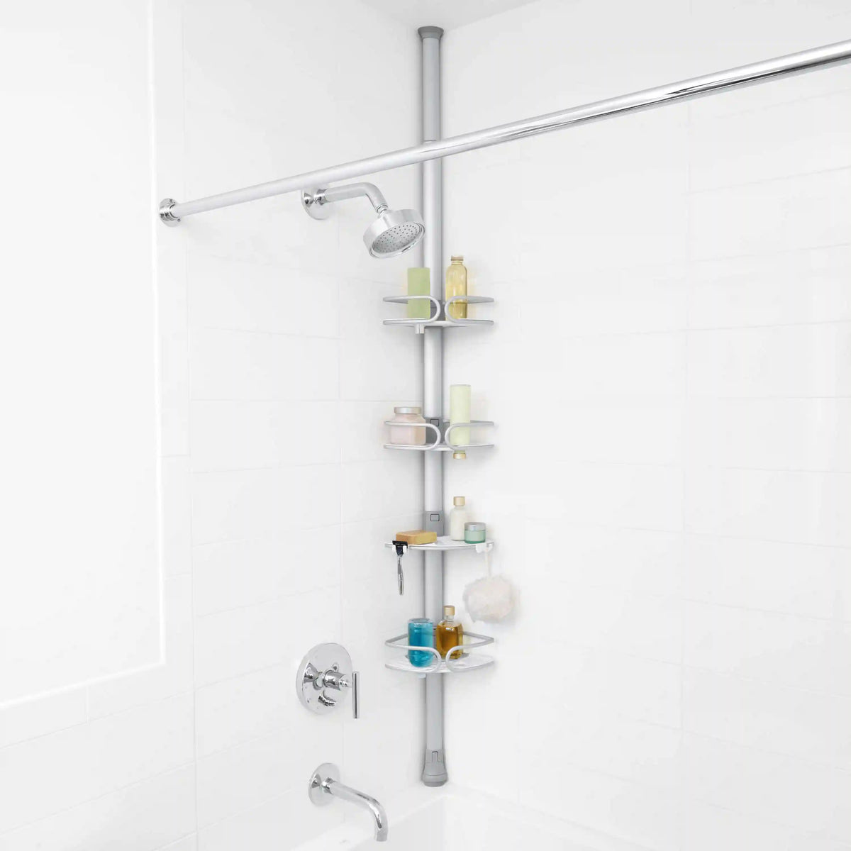 Quick-Extend Aluminum Pole Caddy