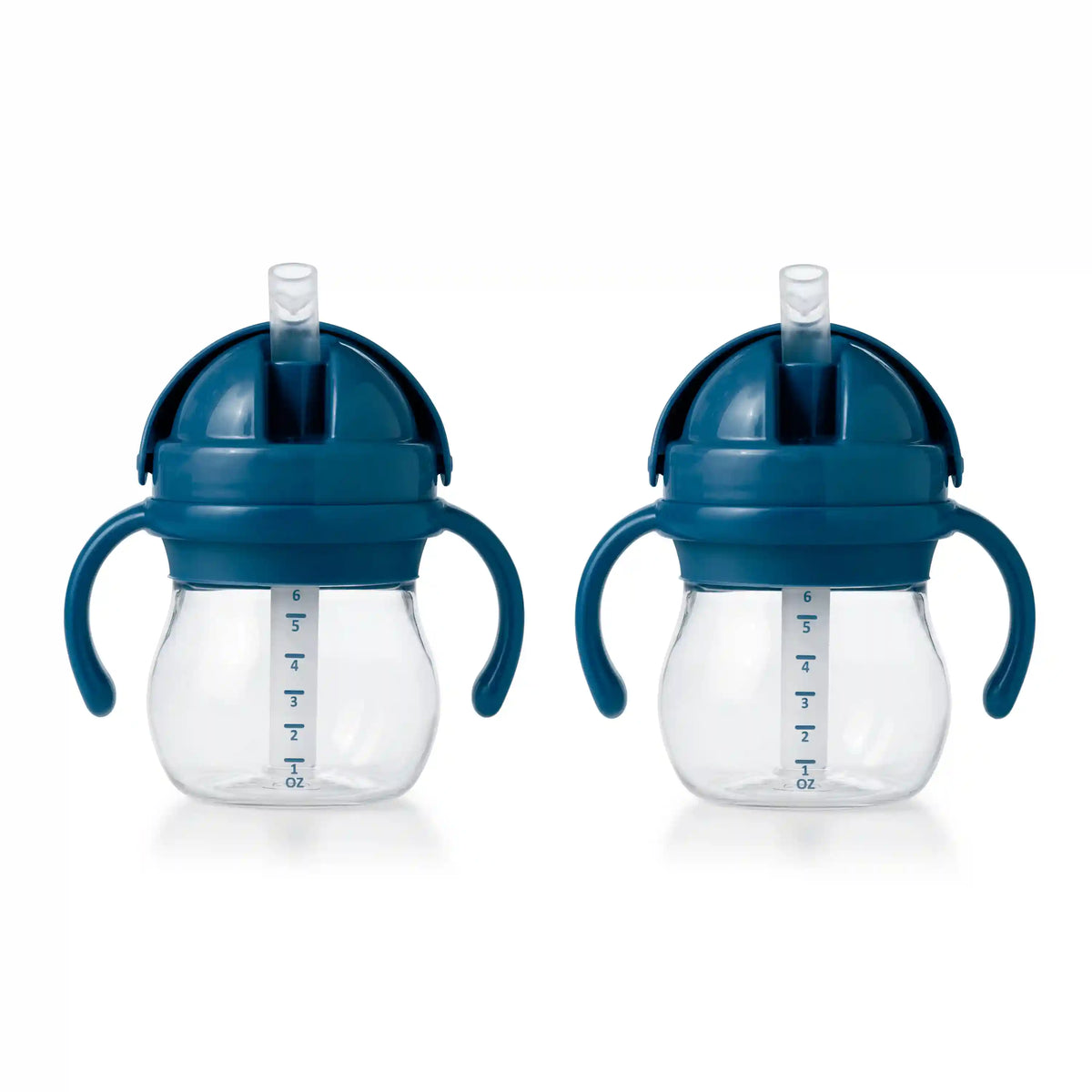 Transitions 6 oz Straw Cup with Handles Set - Tot Teal
